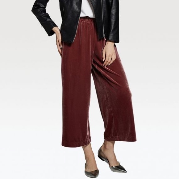 Uniqlo Pants - NEW Uniqlo Velour Culotte Pants Sz XXS